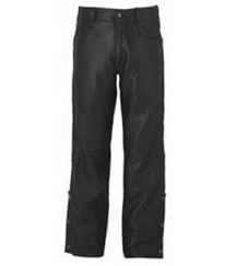 Fox Creek Men's Leather Overpants- Biker King