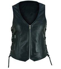 Fox Creek Women's Zippered Vest- Biker King