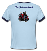Click on image for more info, to change shirt color or text, and to order!