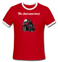 Click on image for more info, to change shirt color or text, and to order!