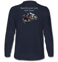 Click on image for more info, to customize text or shirt color, and to order!
