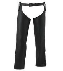 Fox Creek Women's Beltless Leather Chaps- Biker King