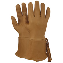 Fox Creek Deerskin Cavalry Gloves- Biker King