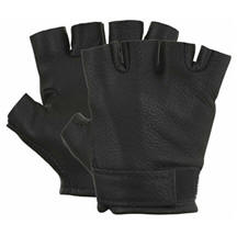 Fox Creek Fingerless Deerskin gloves- Biker King