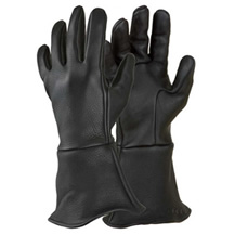 Fox Creek Lined Elkskin Gauntlets- Biker King