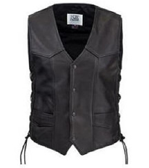 Fox Creek Men's Laced Classic Vest- Biker King
