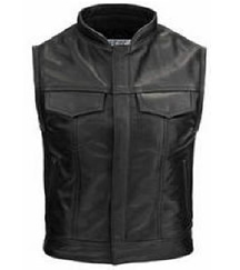 Fox Creek Leather Rebel Vest- Biker King