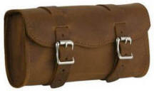 Fox Creek Heavy Duty Distressed Brown Toolbag- Biker King