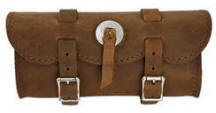 Fox Creek Small Brown Concho Tool Bag- Biker King