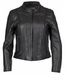 Fox Creek Women's Braided Leather Jacket- Biker King