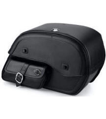 Viking Bags Essential Large Side Pocket Shock Cutout Saddlebags- Biker King