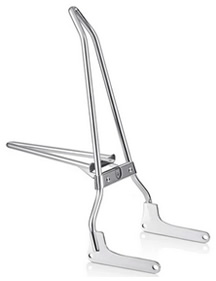 Harley Iron Born 25" Sissy Bar w/foldable luggage rack- Biker King