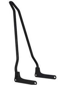 HD Iron Born Blade 25 inch Softail Standard Matte Black Sissy Bar- Biker King