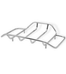 Viking Bags Voyage Tour Pack Chrome Luggage Rack for Harley- Biker King