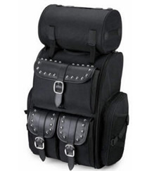 Viking Bags Medium Studded Sissy Bar Bag- Biker King